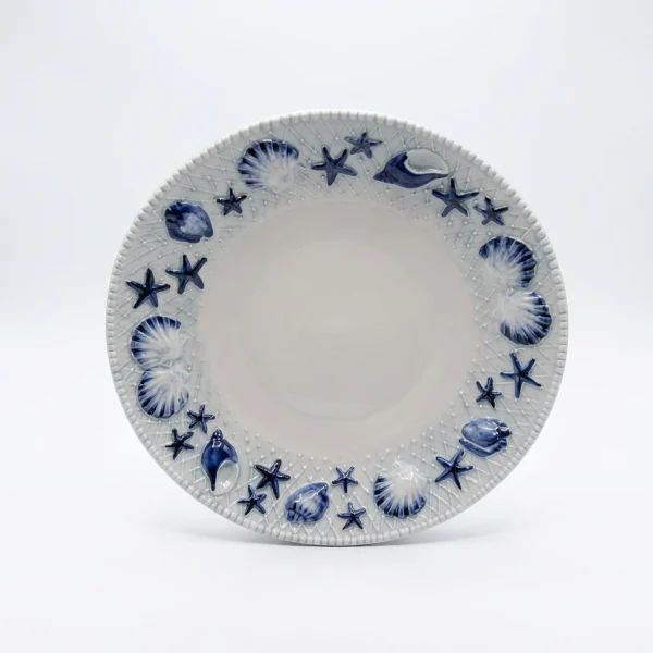 Bol XXL bleu coquillages