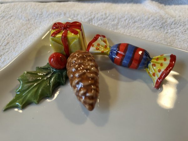 Petite assiette serviette bonbon
