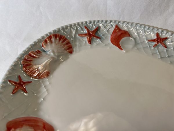 IMG_E0606 Grand plat rouge coquillages