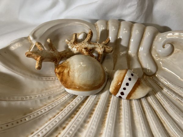 Grande assiette corail beige
