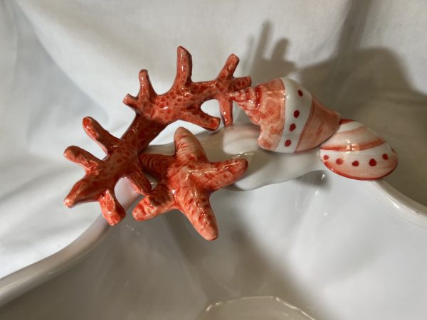 Grand bol corail rouge