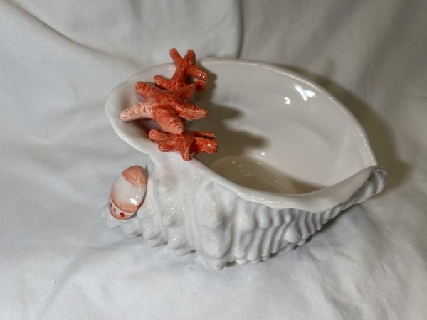 Bol coquillage corail