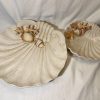 Grande assiette corail beige
