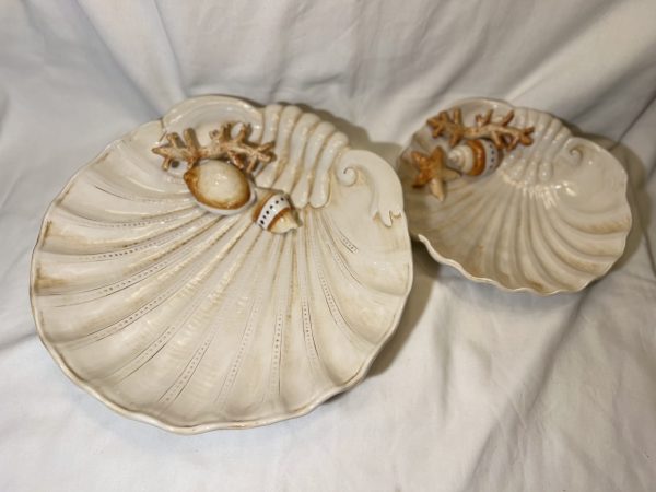 Grande assiette corail beige