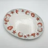 Céramique-Italienne-Bella-Ceramics_Sans-nom-copie Grand plat rouge coquillages