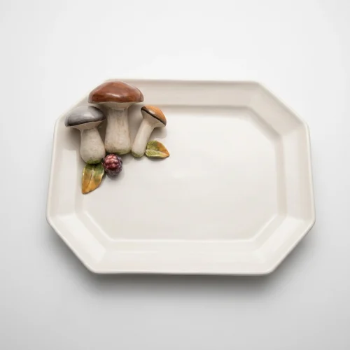 Grand plat champignon
