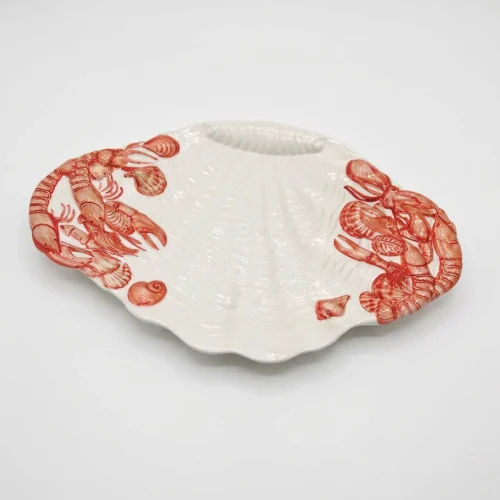 Plat ovale moyen scampi