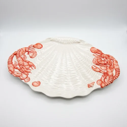 Grand plat ovale scampi