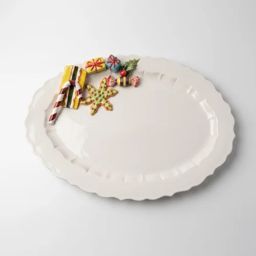 Grand plat ovale bonbons