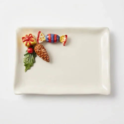 Petite assiette serviette bonbon