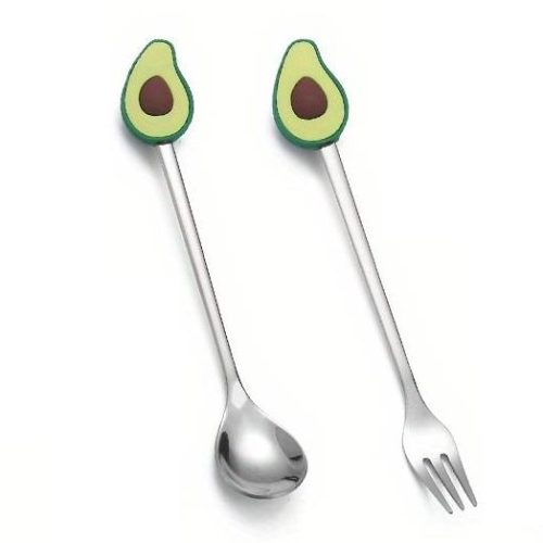 Set de couverts fourchette cuillère avocat