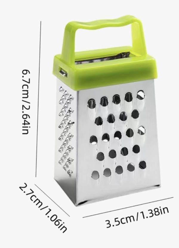 1 mini-râpe à fromage en inox rose