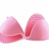 Gants de cuisine en silicone, lot de 2, roses