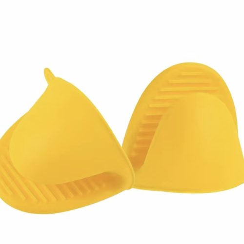 Gants de cuisine en silicone lot de 2 jaunes