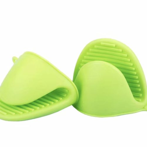 Maniques en silicone lot de 2 vert