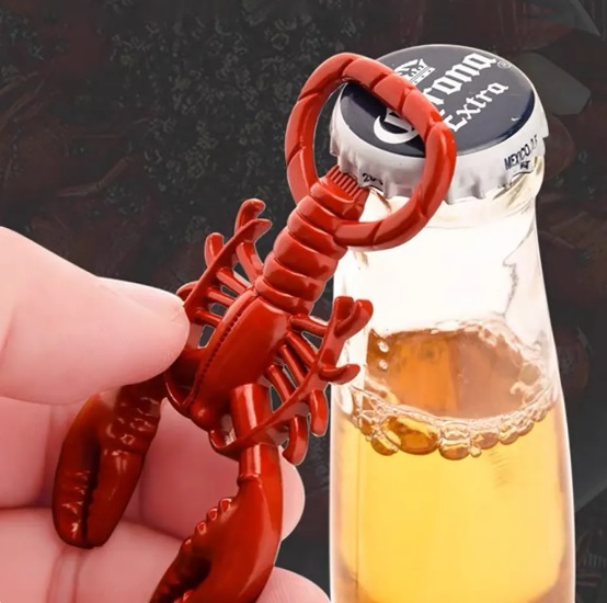 Décapsuleur Homard - Ouvre-bouteille - Petit format - rouge