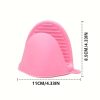 Maniques en silicone lot de 2 jaune rouge