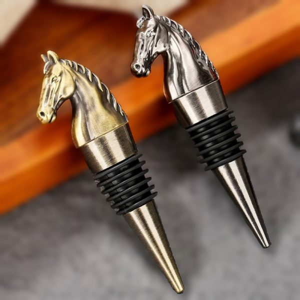 0b1501c549e5e087be00925e3add1ba1 Bouchon de bouteille cheval - bouchon de vin doré