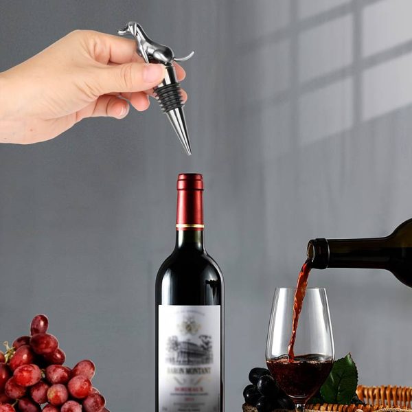 3270776eda55a57e306e8f898d3280b4 Bouchon de bouteille chien - bouchon à vin doré