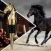 8cc69b0896d2ef4cc701e5b72708bd1b Bouchon de bouteille cheval - bouchon de vin doré