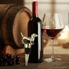 Bouchon de bouteille Teckel - bouchon de vin argenté