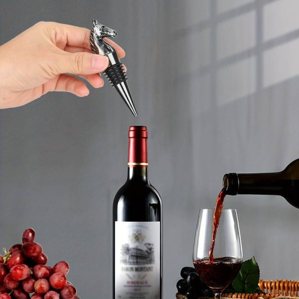 a5d2fdd3712ffdeedb2b3301800f23e7 Bouchon de bouteille cheval - bouchon de vin doré