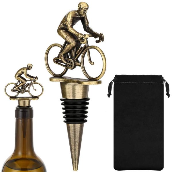 044f9ecf2b0cc86fa374f534f1f59121 Bouchon de bouteille vélo - bouchon à vin doré