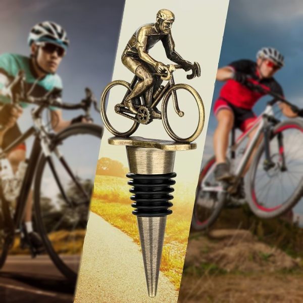 Bouchon de bouteille vélo - argenté