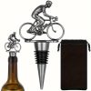 Bouchon de bouteille vélo - argenté