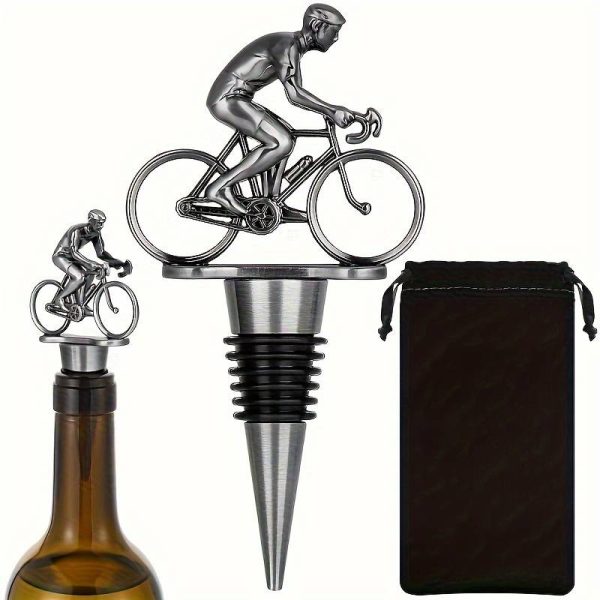Bouchon de bouteille vélo - argenté