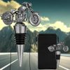 Bouchon de bouteille moto - bouchon à vin argenté