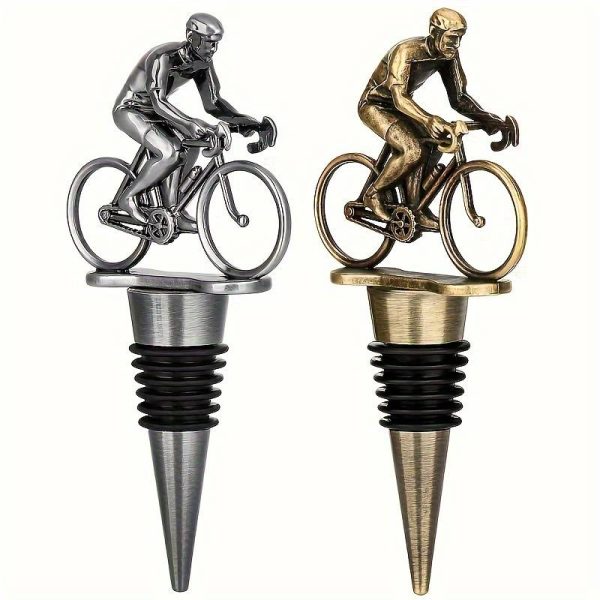 Bouchon de bouteille vélo - argenté