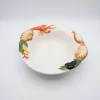 Assiette creuse crevettes