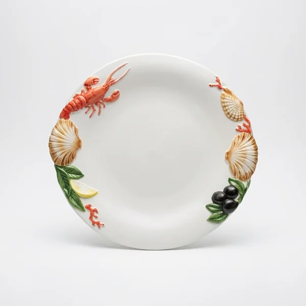 Assiette moyenne crevettes