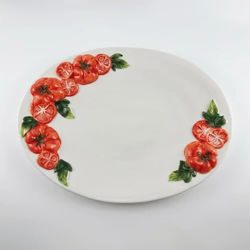 Plat ovale tomate
