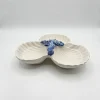 Triple coupelle coquillages hippocampe