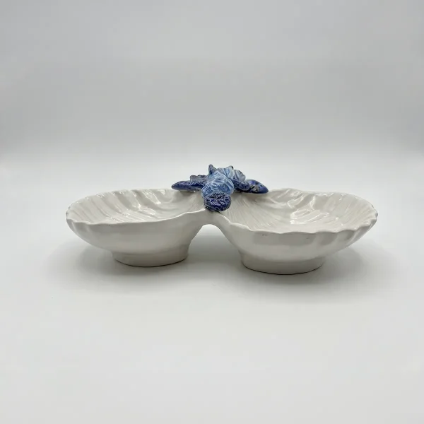 Triple coupelle coquillages hippocampe