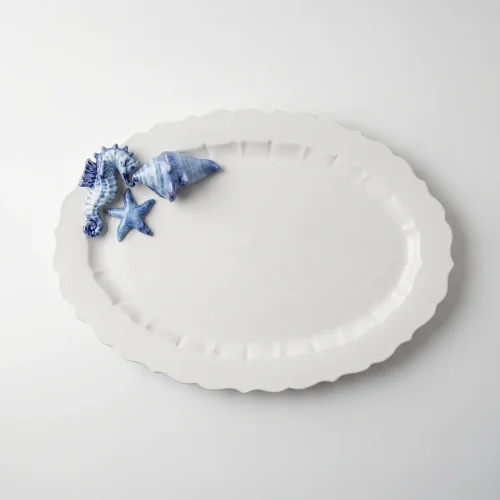 Grand plat ovale hippocampe