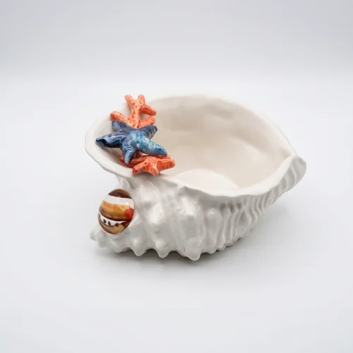 Bol coquillage corail