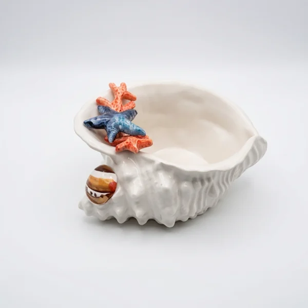 Bol coquillage corail