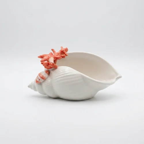 Bol coquillage corail