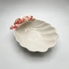 Bol coquillage corail rouge