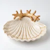 Petit bol coquillages corail beige