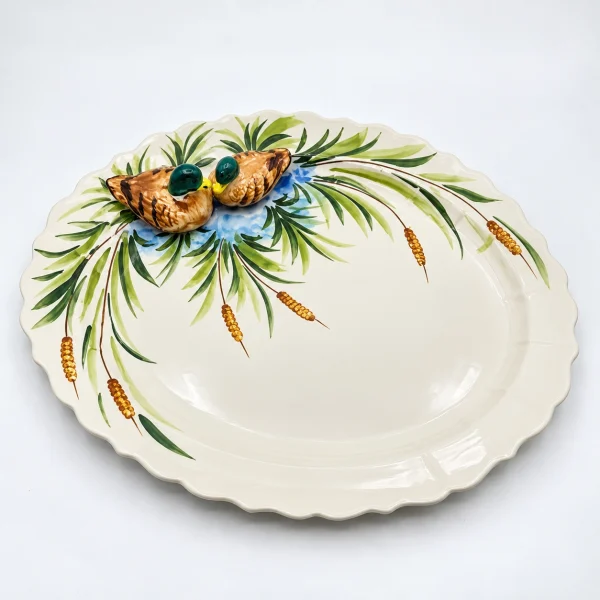 Grand plat ovale canard