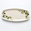 Grand plat ovale olives