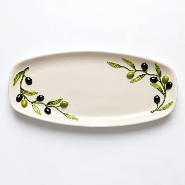 Grand plat ovale olives