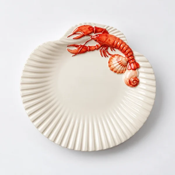 Assiette moyenne scampi