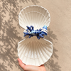Coupelles doubles coquillages corail bleu