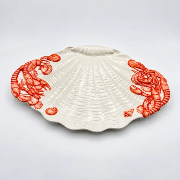 Grand plat ovale scampi