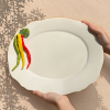 Grand plat ovale piments